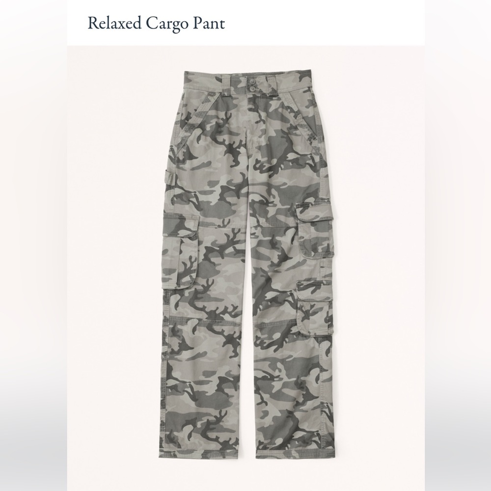 Abercrombie relaxed cargo pant